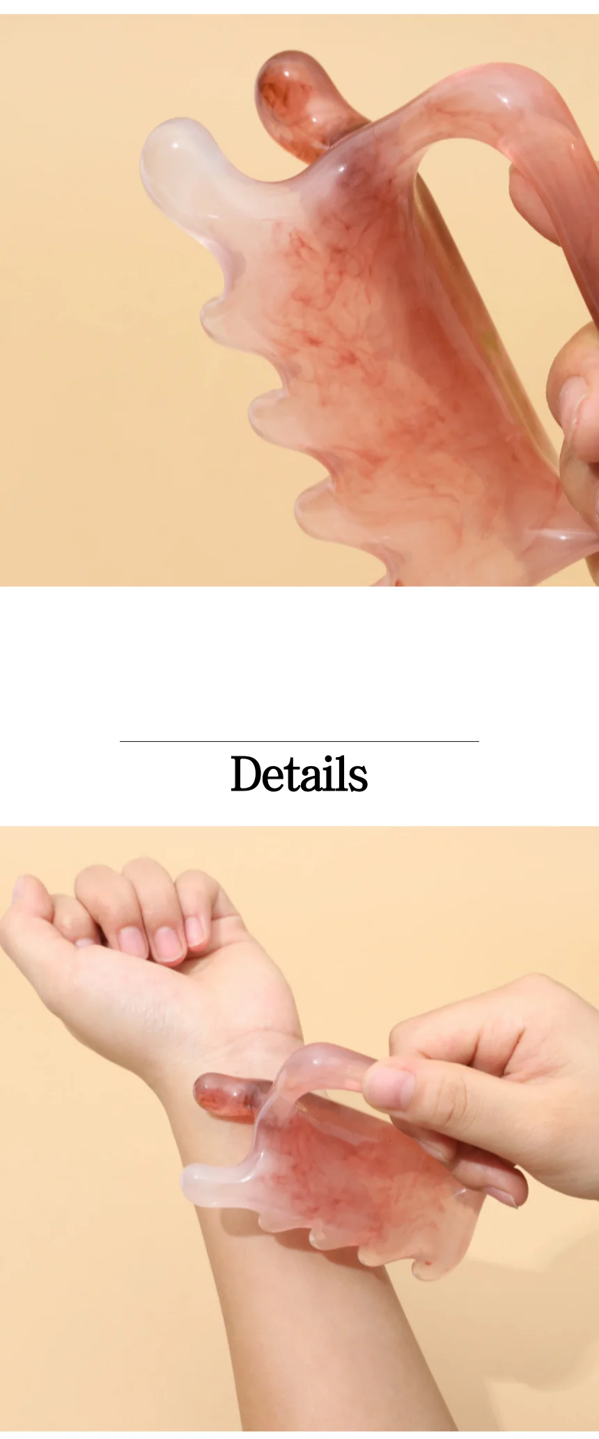괄사 마사지 지압 마사지건 손잡이 마사지기 승모근 상세3