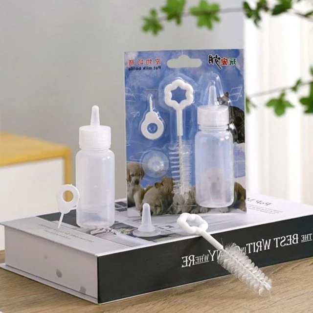 PET 고양이 강아지 젖병 분유 수유 세트 60ml