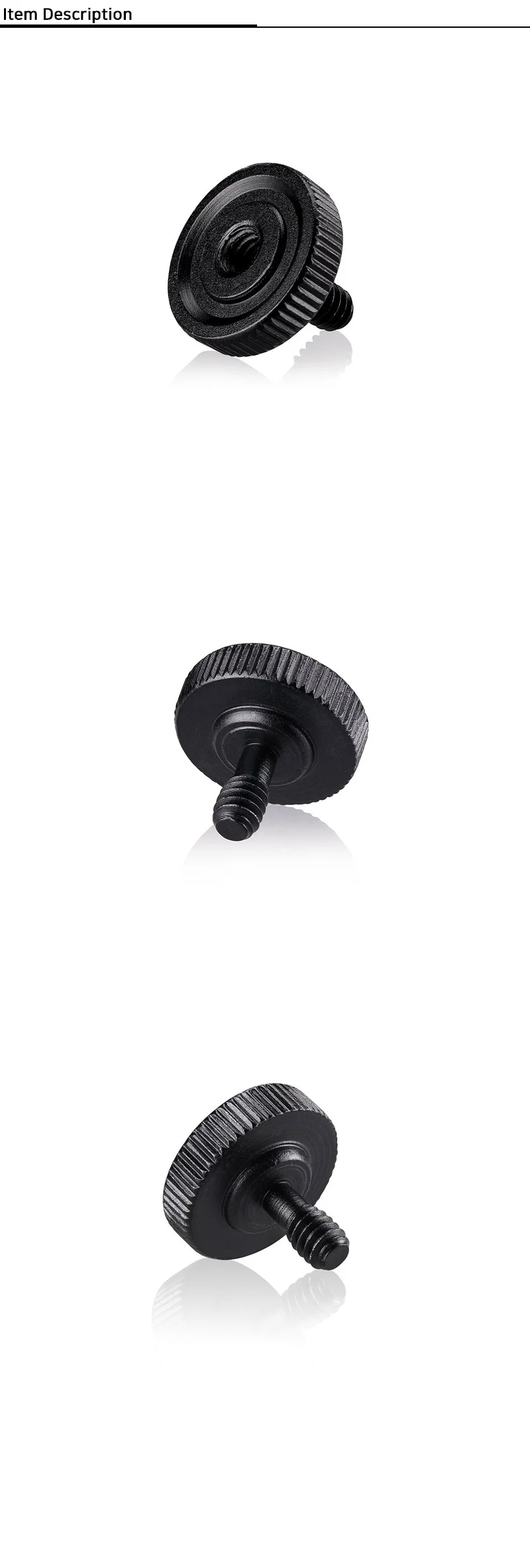 카메라 DSLR 1/4 나사 브라켓 고정 체결 볼트 스크류 상세2