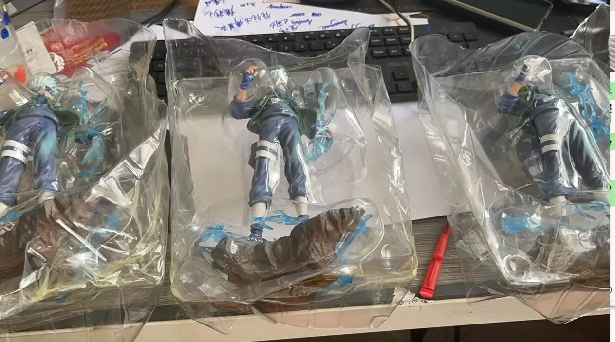 나루토 피규어 나루토 사스케 PVC 조립식 22cm 박스세트 상세3