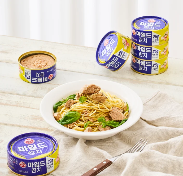 오뚜기 마일드 참치 135g x 8캔 고단백 저칼로리 참치캔 상세3