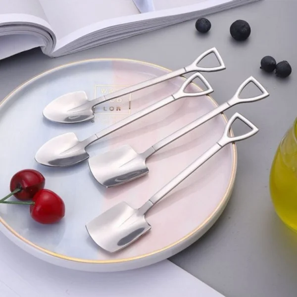 삽 모양 삼각 사각 스텐 커피 티스푼 디저트스푼 아이스크림스푼 디너스푼 카페스푼 서빙스푼 미니티스푼