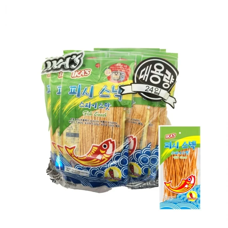 플유 피시스넥 스파이스맛 한봉 24개입