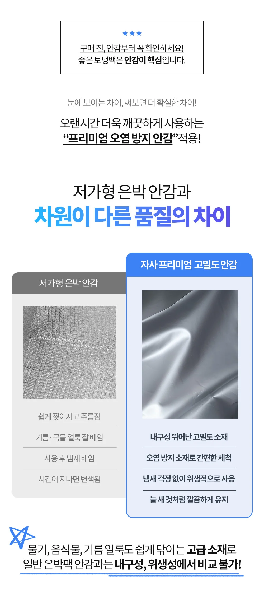투톤 손잡이보냉백 보냉백 보냉가방 상세3