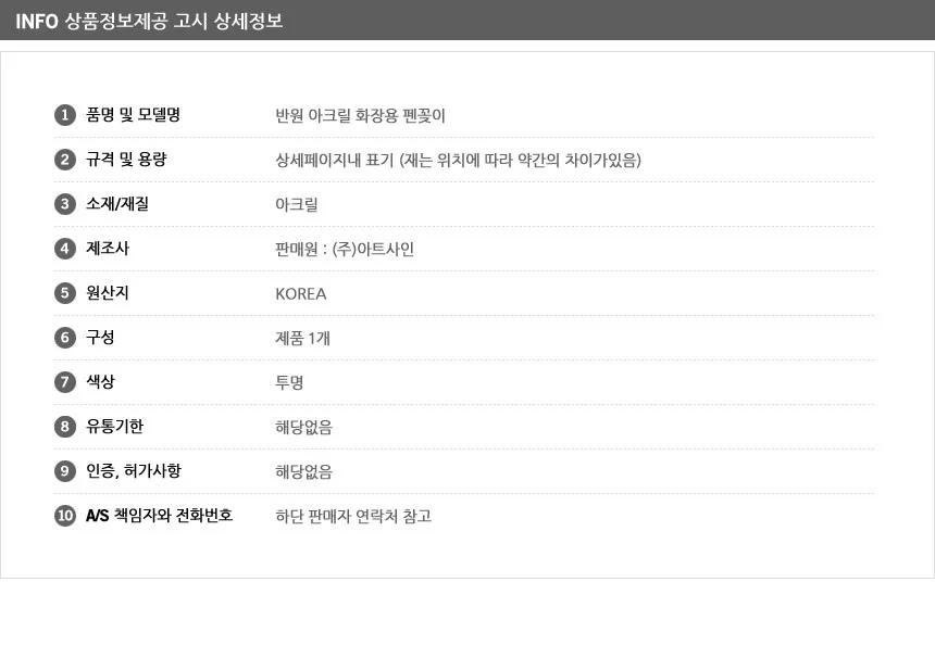 메이크업펜슬꽂이 더휴즈 립제품 상세6
