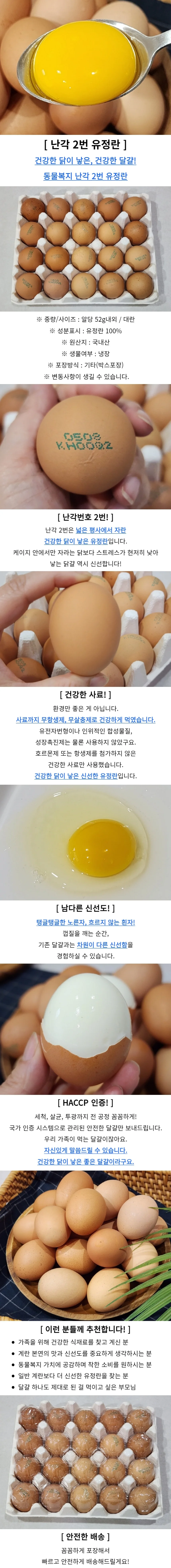 계란 60구 달걀한판 자연방사계란 달걀 상세1