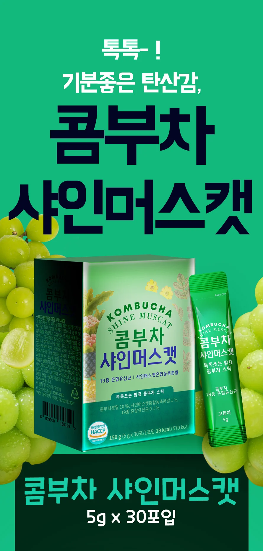 콤부차 샤인머스캣 30개입 상세1