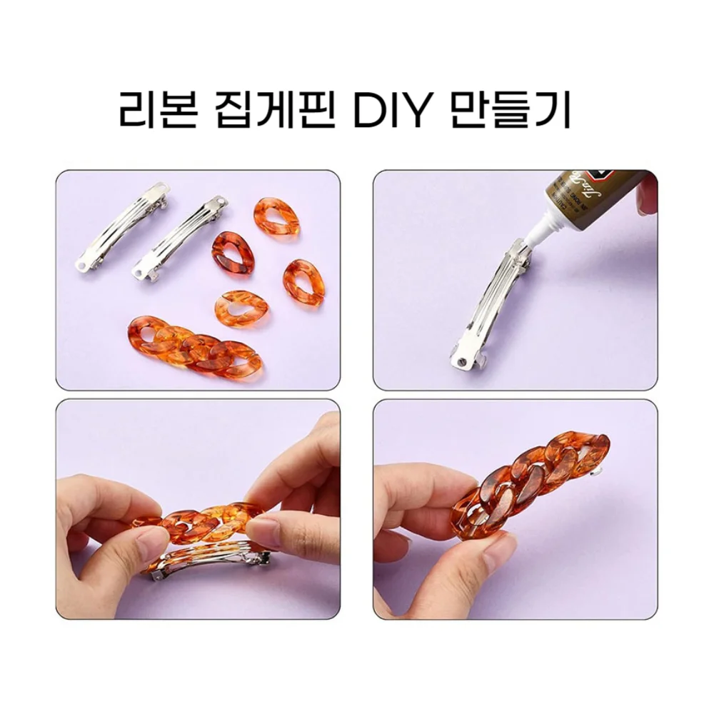 만들기 부자재 핀 헤어 니켈 8cm DIY 소품 재료 상세4