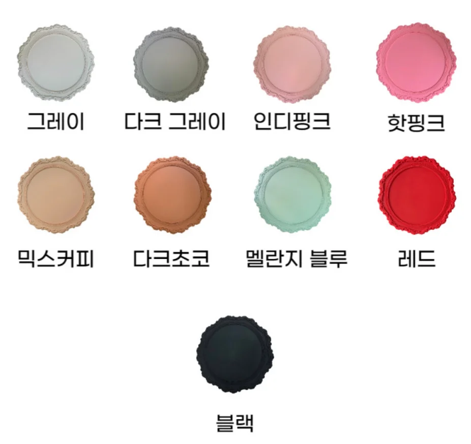 실리콘 식탁매트 테이블매트 방수매트 까페 데코 화분받침 인테리어 상세2