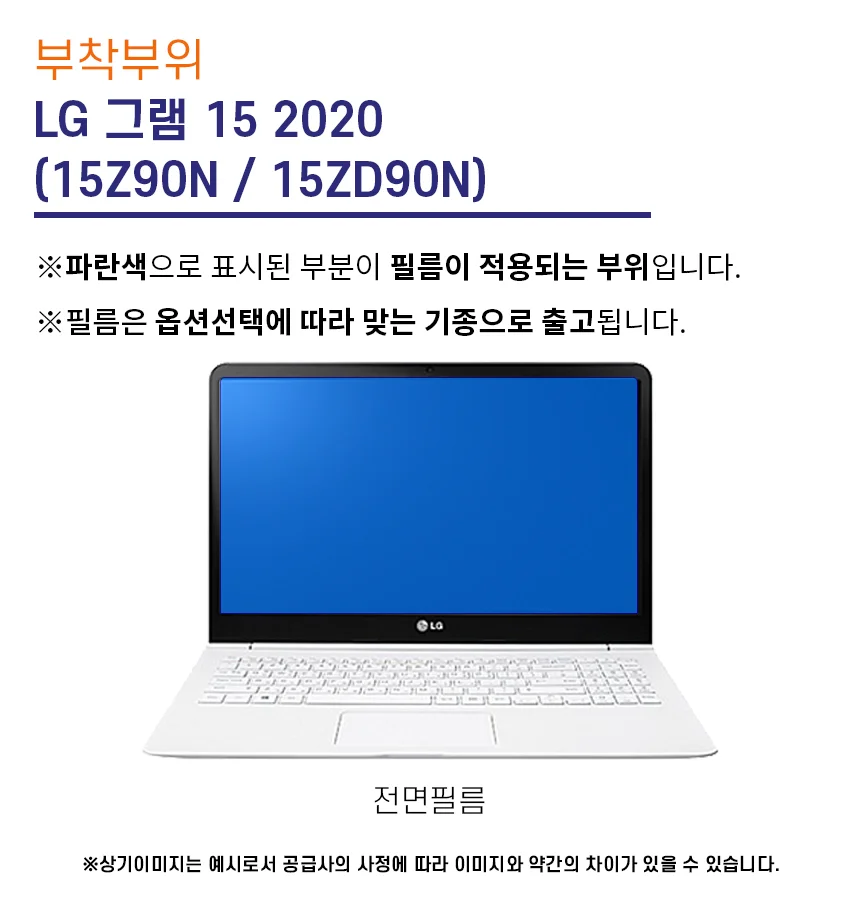 (2매) 2020 엘지 그램 gram 15 고투명 액정 보호 필름 상세3