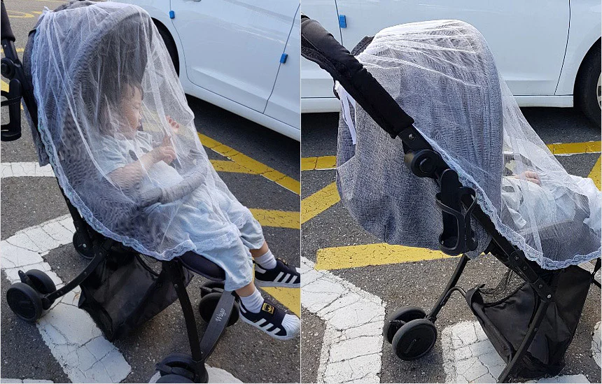 유모차모기망 망사 가림막 상세8