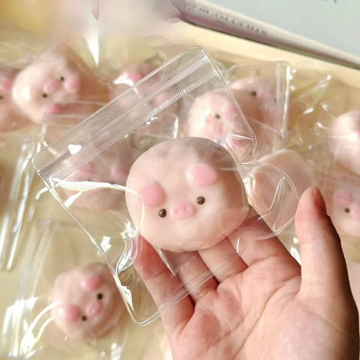돼지 꿀꿀이 스트레스 해소 말랑이 주물럭 상세2