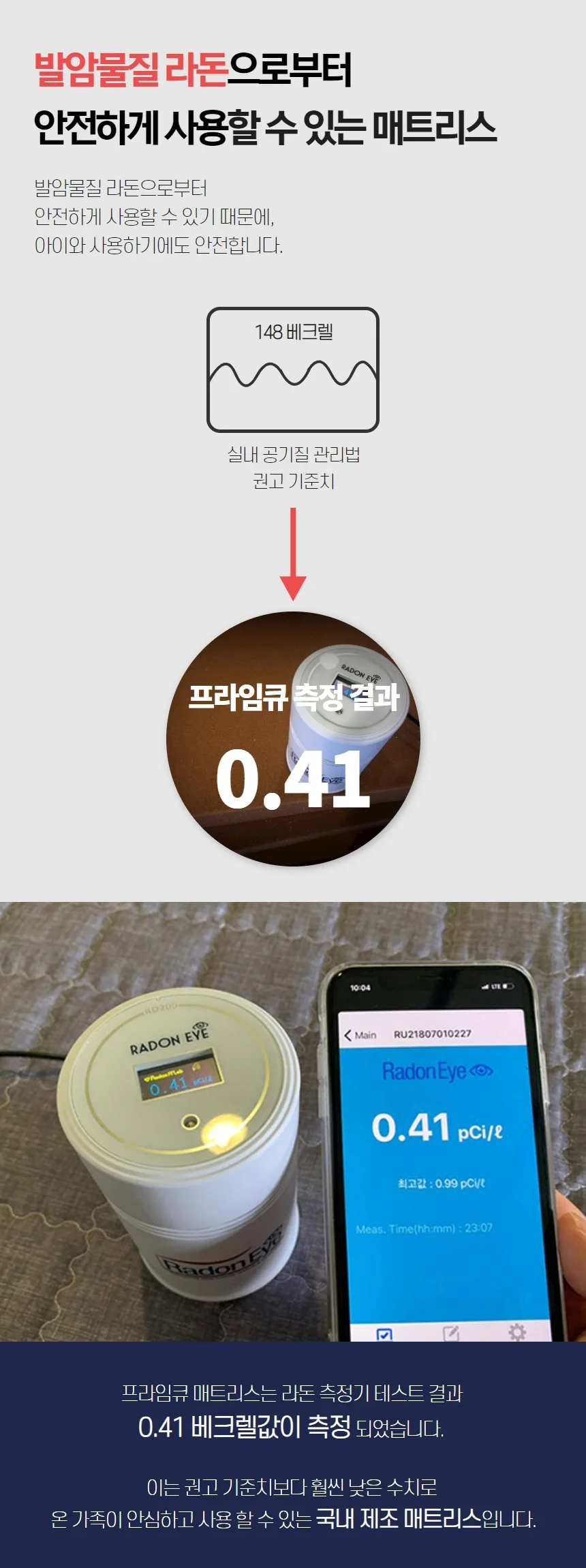 3단 접이식 바닥 토퍼 침대 마약 매트리스 누빔매트 7cm 상세2