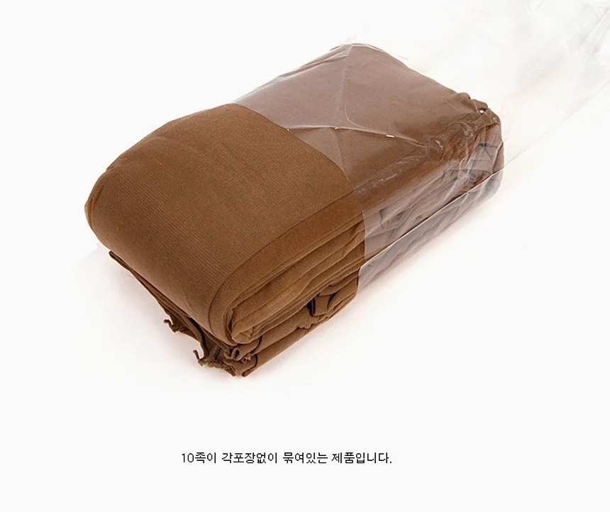 여성용 고탄력 4계절용 팬티스타킹 커피 10개 상세3