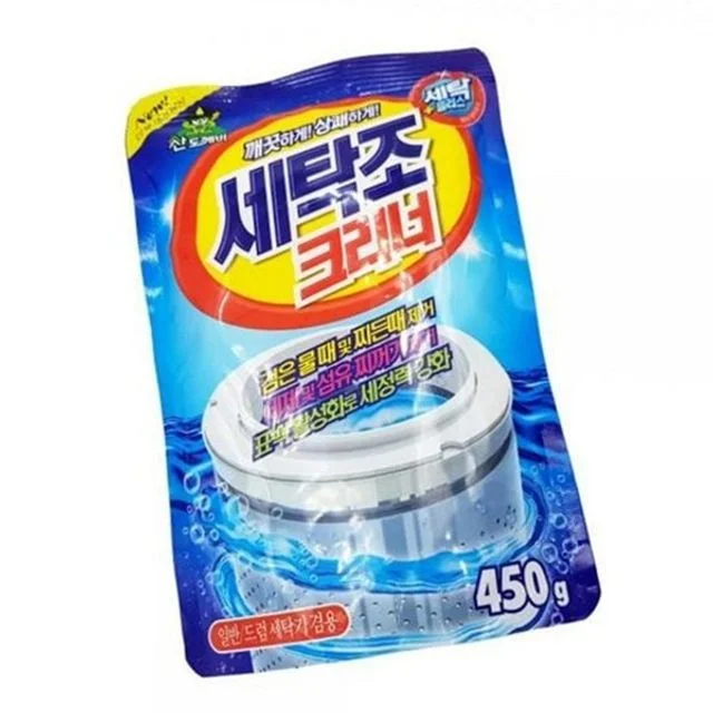 세탁조 클리너 450g 세탁기 세정제 살균 드럼 청소 냄새 제거 얼룩