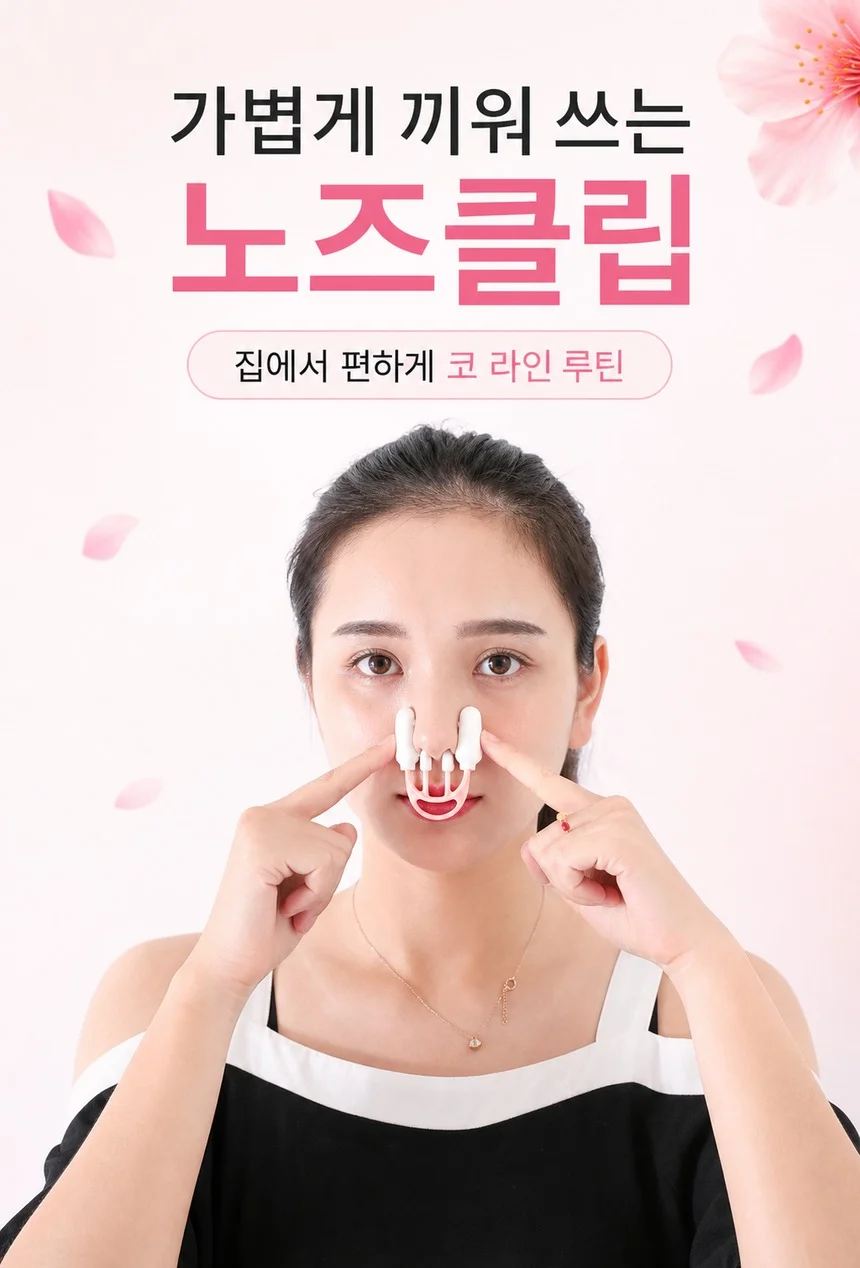 콧대 콧볼 축소기 콧볼 코성형 콧대 뷰티소품 교정기 코축소기 콧볼 상세2