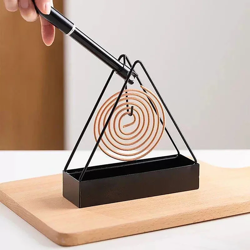 그린 삼각 모기향 거치대 캠핑 휴대용 홀더 삼각형 상세2