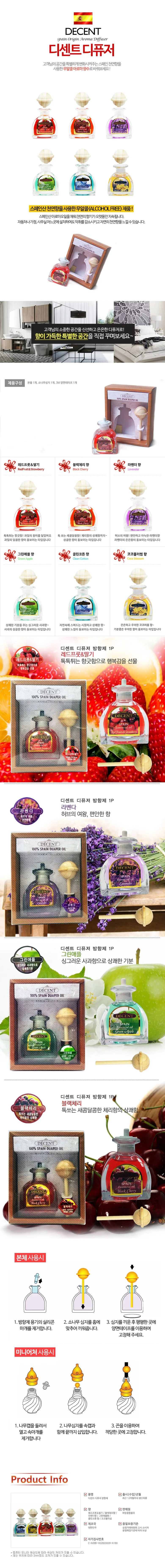 센텍 디센트 디퓨져 1p / 차향수 디퓨저 자동차 상세1