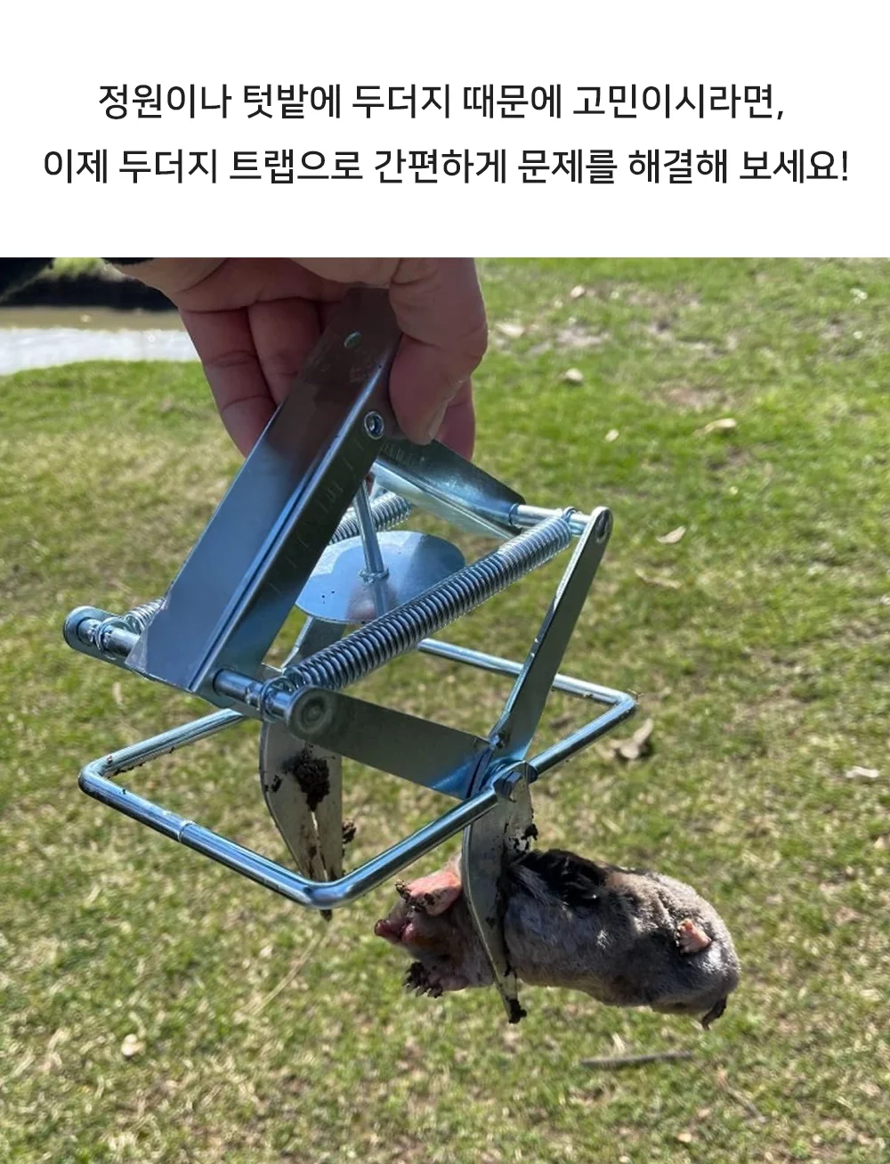 두더지퇴치기 두더지 포획기 덫 트랩 상세2