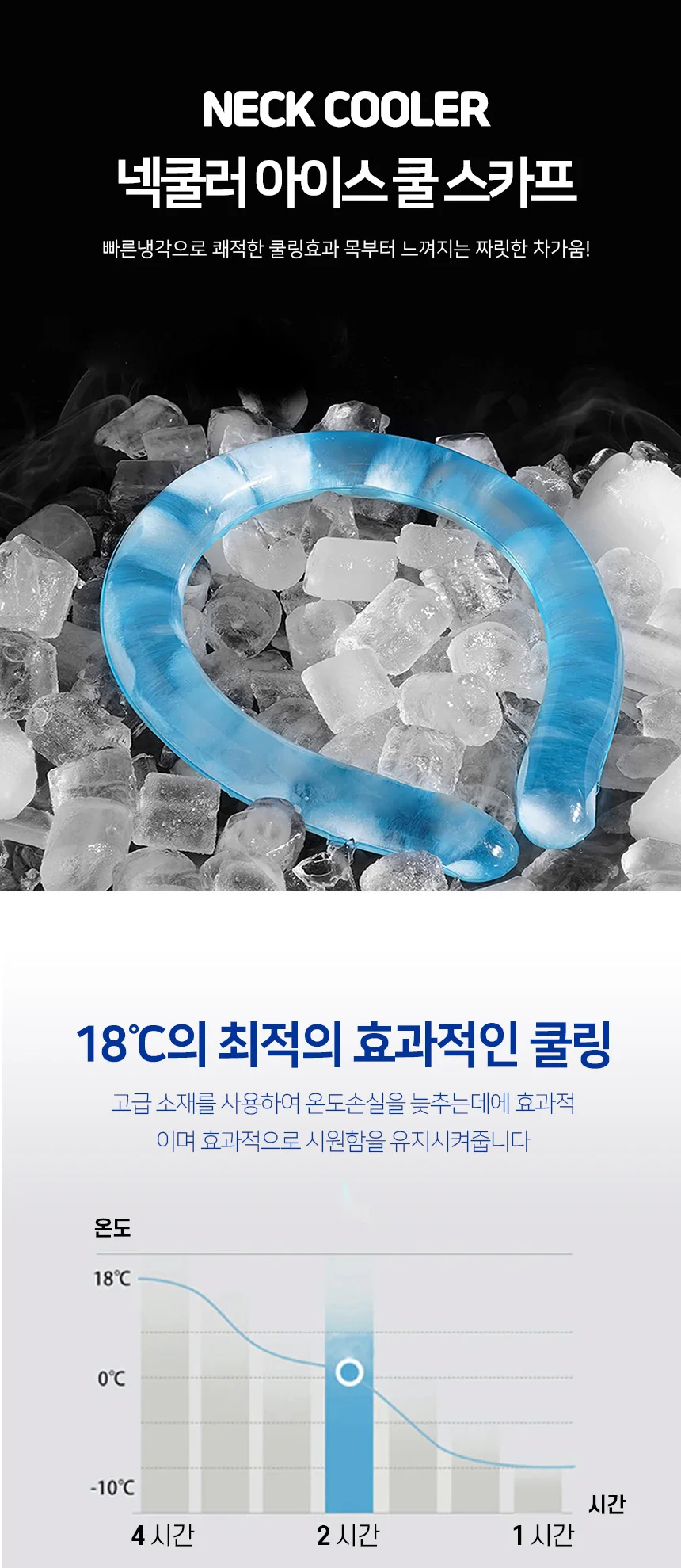 쿨스카프 넥쿨러 멀티 골프 아이스 등산 쿨링 얼음 넥쿨러 상세3