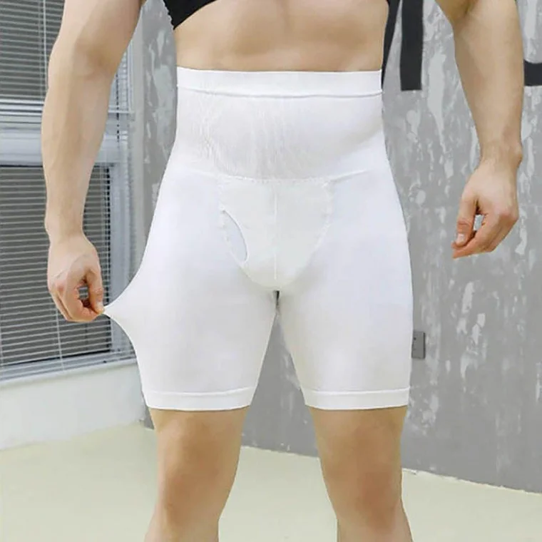 남자 하체 복부 옆구리 허벅지 군살 신축성 거들 보정 힙업 팬티 바디 쉐이퍼 롱거들