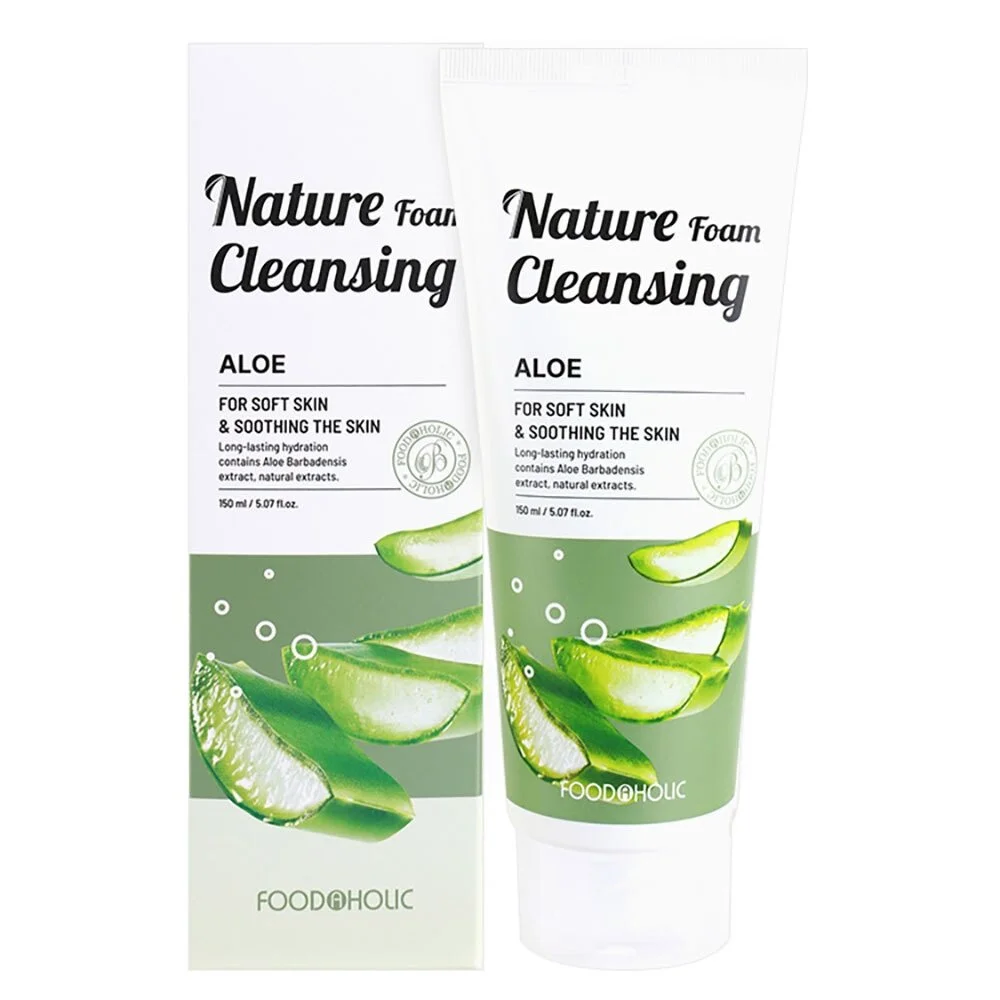 신선한 알로에 세안 후에 편안한 피부 폼클렌징 150ml 상세1