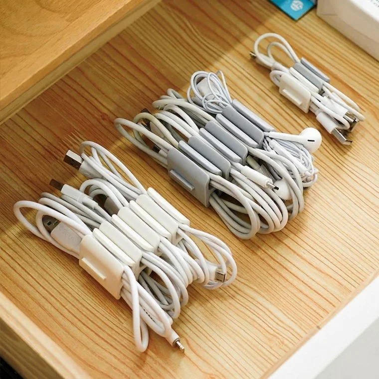 이어폰 케이블 정리 클립 2p 선정리 케이블정리 홀더