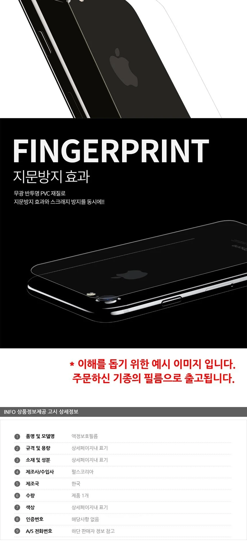아이폰13 후면 액정필름 보호필름 1매 상세4
