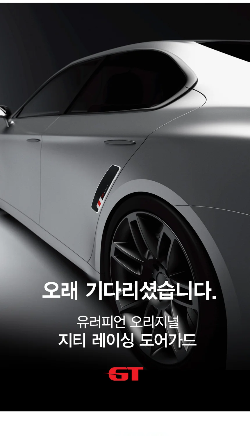 지티레이싱도어가드 실버 상세1