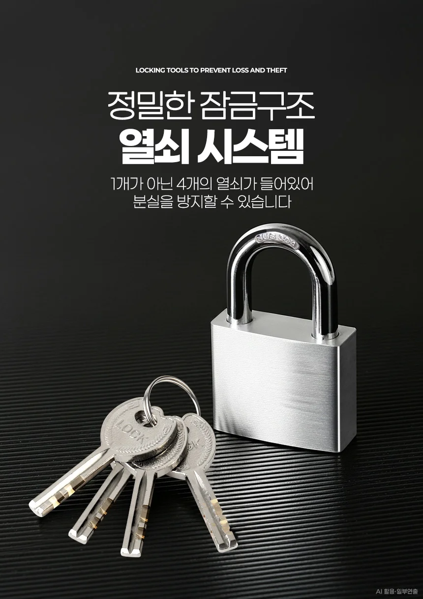 녹방지 자물쇠 현관열쇠 사물함 대문잠금장치 고리 걸이 수리 락카키 상세5