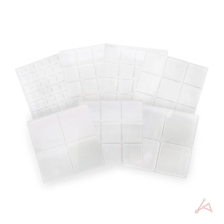 초강력 겔 투명 양면테이프(사각) 10mm 84p