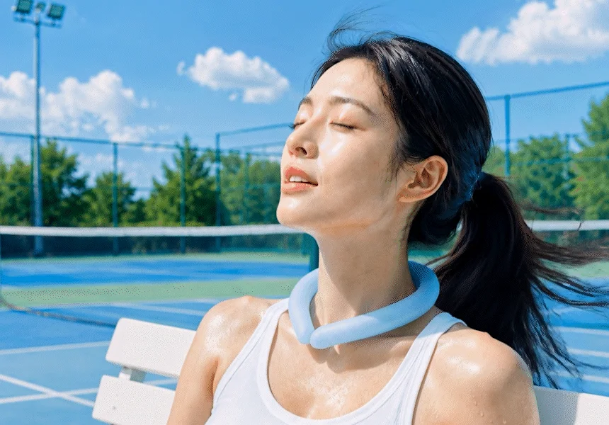 엘바론 아이스 냉감 얼음 넥쿨러 3세대 얼음튜브 넥밴드 / 개별포장 상세2