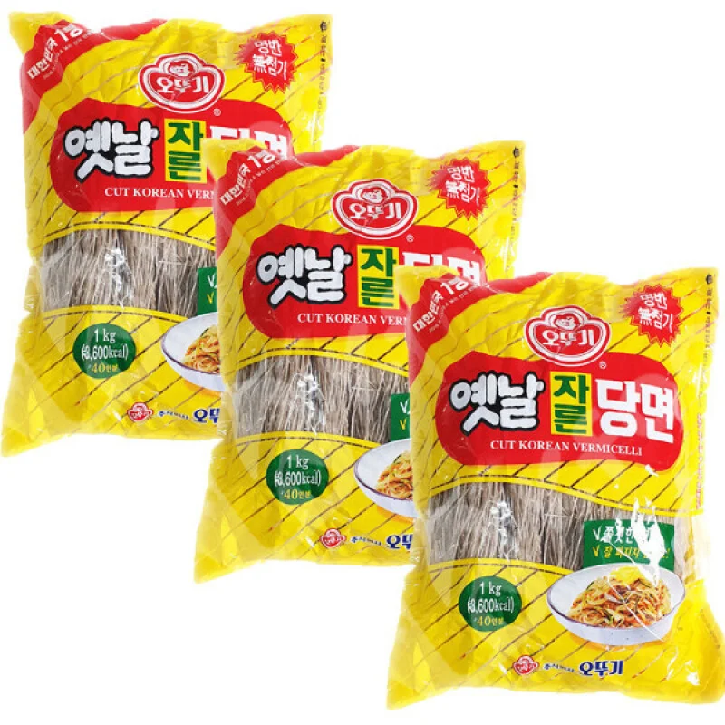 오뚜기 옛날 자른당면 1kg x 3개 잡채 상세1