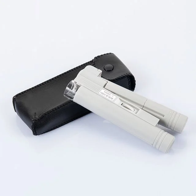 100배율 LED 포켓 현미경 휴대용확대경 No3