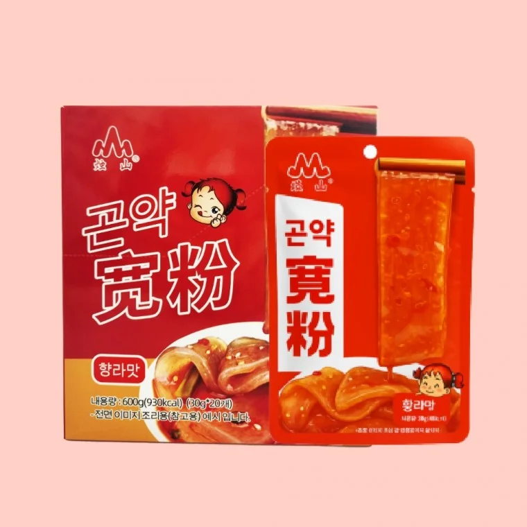 플유 향라 곤약관펀 600g 즉석당면 향라맛 곤약 중국간식