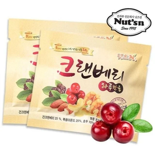 하루견과 하루견과 실속형 크랜베리 선물용 실속형 직장인 간식용 건강 간편 다이어트 피크닉 어린이 어른
