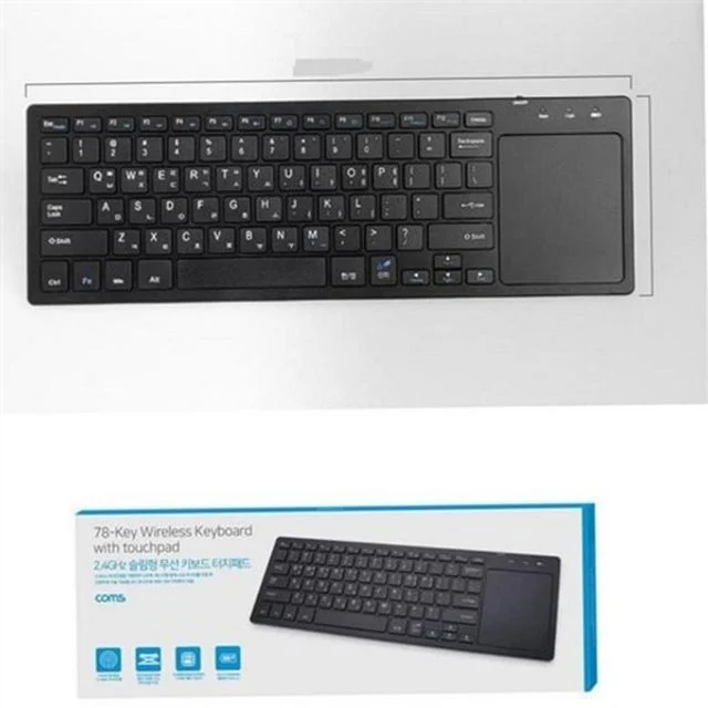 터치패드 무선 키보드 usb 무선 키보드 펜타그래프 저소음 노트북 사무용 태블릿 일체형 아이솔레이션