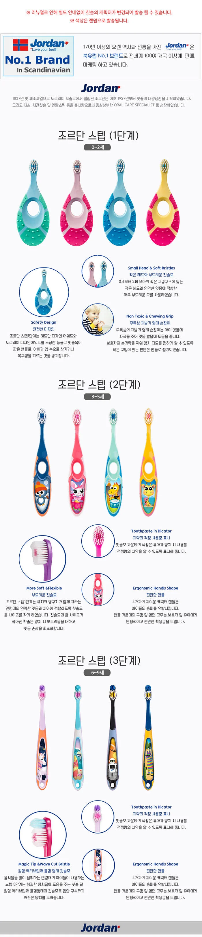 어린이 칫솔 어린이 칫솔 3개 미세모 학습 3개 유아 치아 구강 안전 발육 충치 예방 상세1