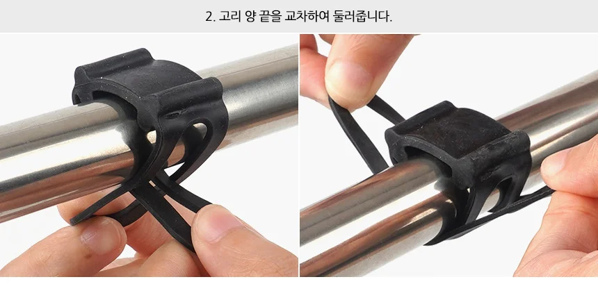 다목적 고정 스트랩 밴드 1P 탄성밴드 캠핑용끈 상세5