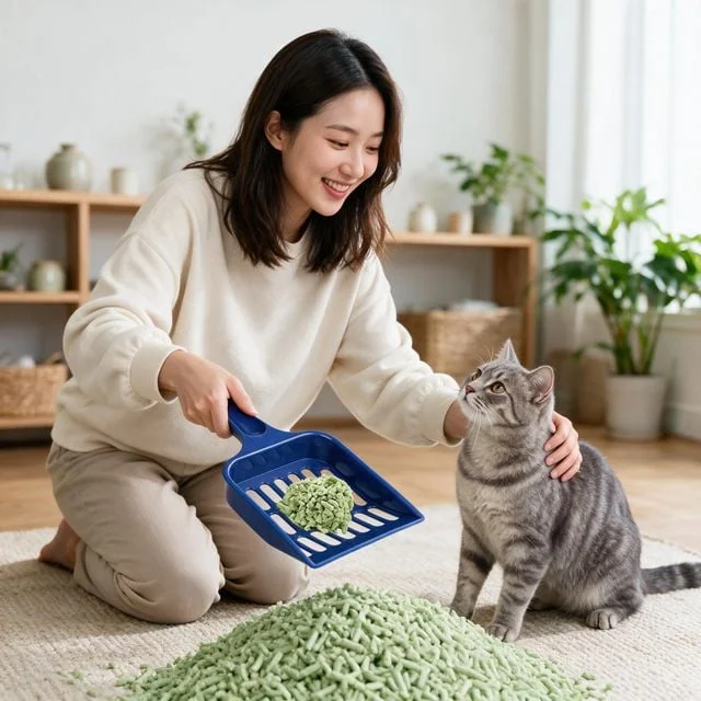 고양이모래삽 대형 배변 처리 청소기구 화장실 모래정리 제거 거름망 펫