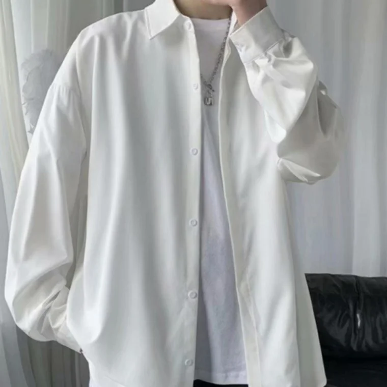 남성 모던 깔끔 무지 남방 포켓 블랙 남성셔츠 긴팔셔츠 화이트 데님셔츠