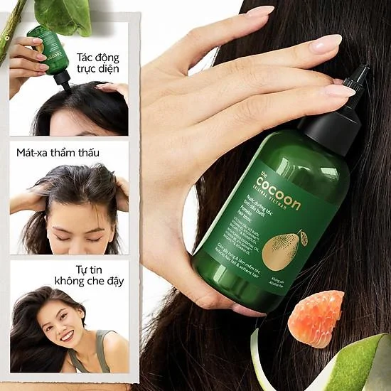 베트남 코쿤 자몽 헤어 에센스 140ml - nuoc duong toc tinh dau buoi Cocoon 140ml 상세2
