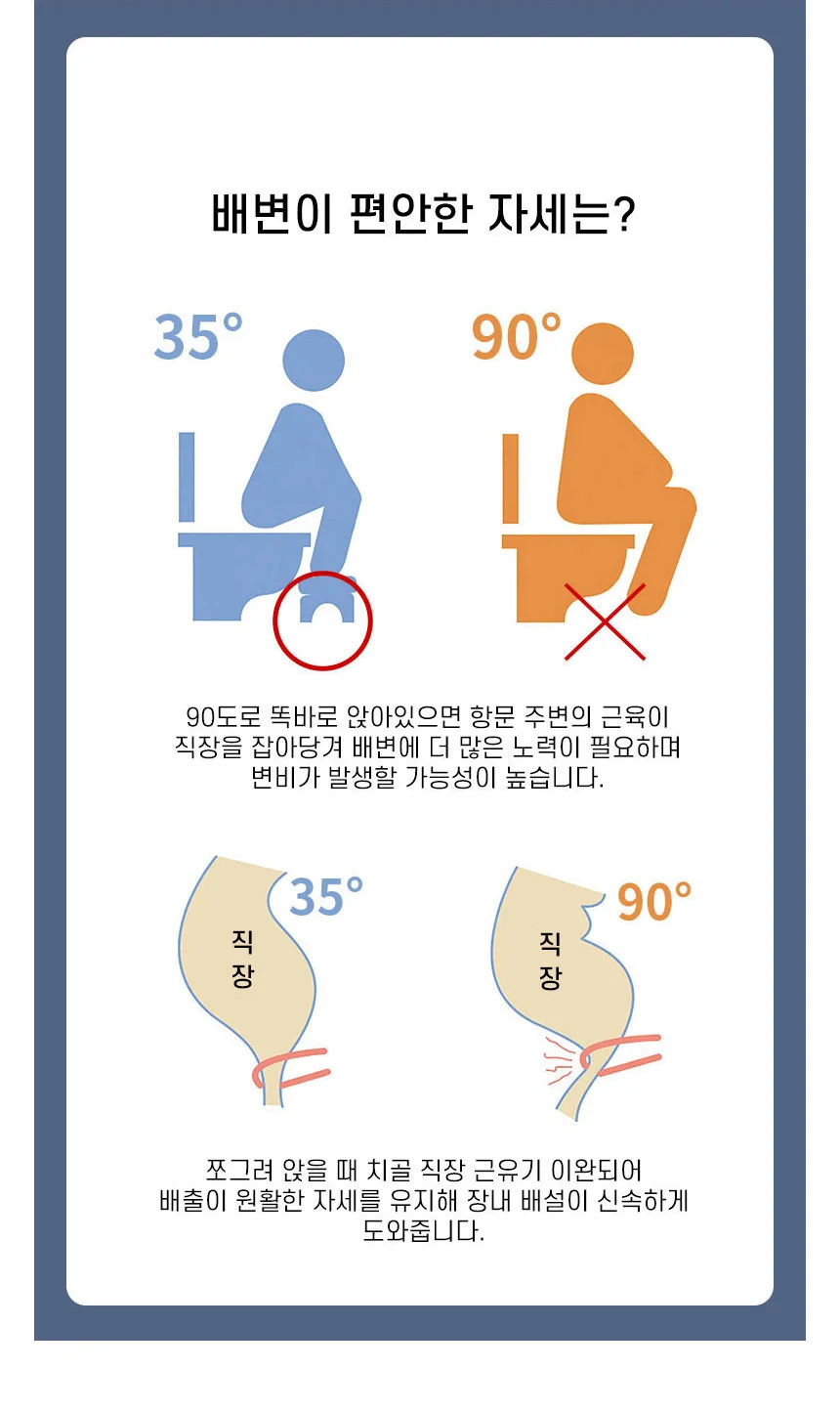 발받침대 사무실 책상 화장실 변기 발판 풋레스트 다리받침대 발해먹 발의자 상세2