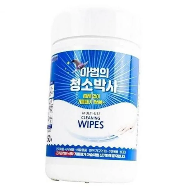 다용도 청소 물티슈 주방용 청소 물티슈 다목적 찌든때 기름때 레인지 후드 제거 차량용 사무용 제품 차량