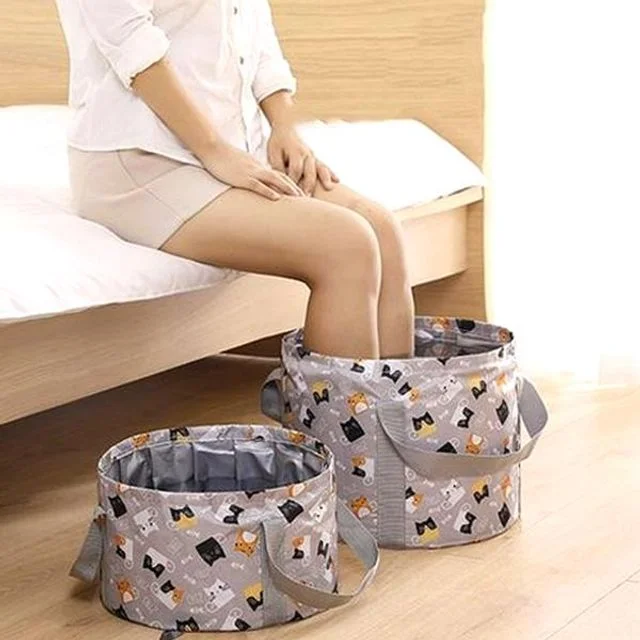 족욕기 휴대용 접이식 여행 캠핑 출장 다용도 워터백
