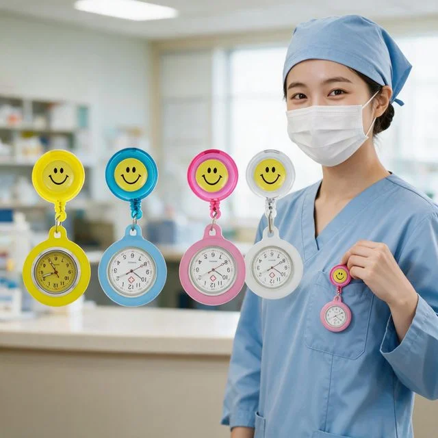 시계 병원 의료용 손목시계 근무 교대 근무지 출근 병원생활 릴홀더형