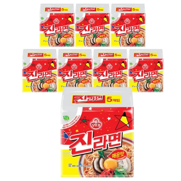 오뚜기 진라면 매운맛 멀티팩 (5개입) x 8팩 (총40개입) 상세1