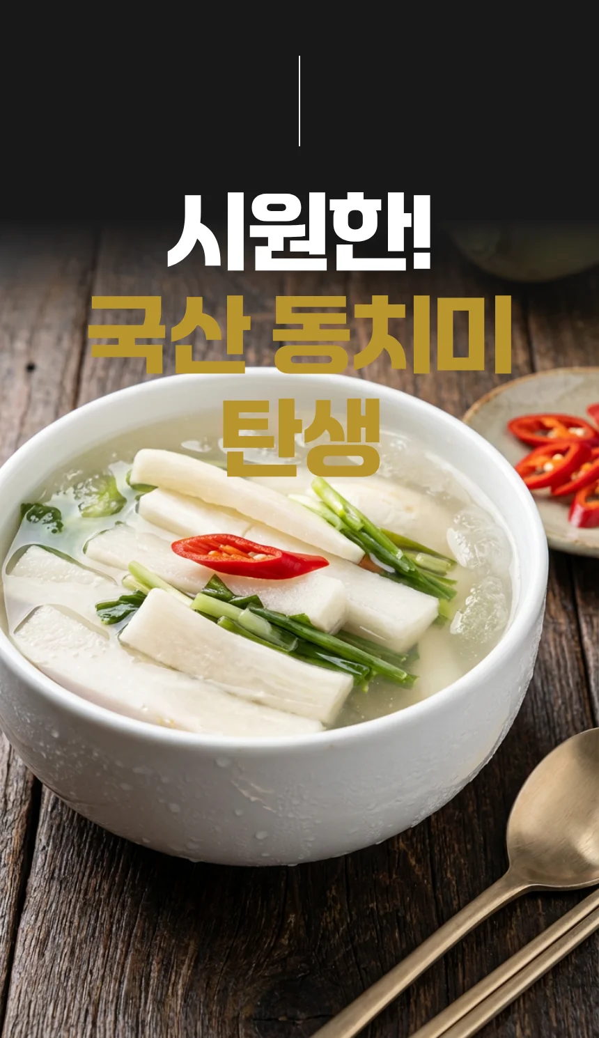국물 남긴 사람 0명 아삭아삭 동치미 2kg 상세4
