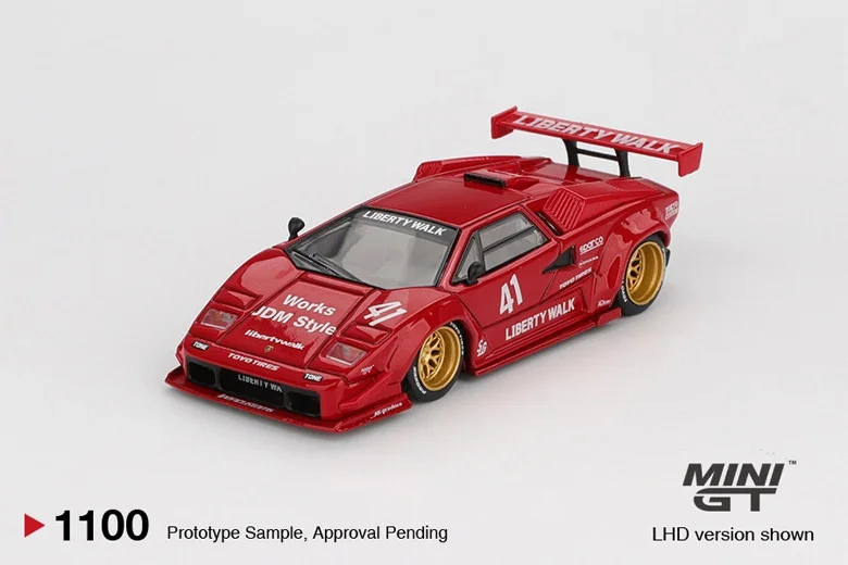 람보르기니 쿤타치 LB-WORKS 레드 1대64 다이캐스트 피규어 모형 상세5