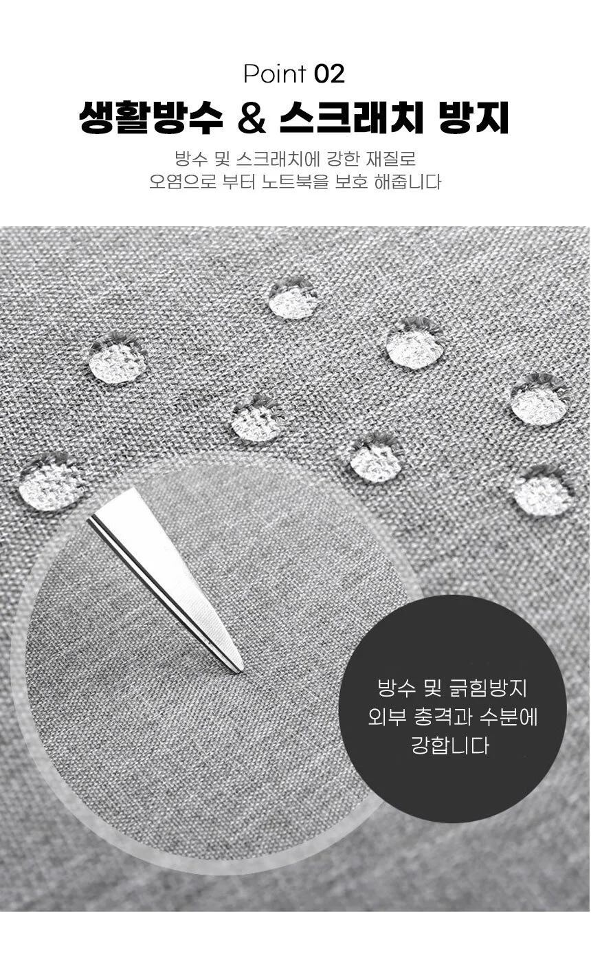 심플 노트북 가방 서류가방 14인치 15.6인치 상세4
